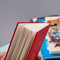 Akkordeon-Stil Faltbares Notizbuch Inspiriertes Individuelles Metallstempel-Buch Personalisiertes Notizbuch