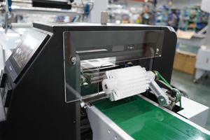 Macchina Flow Pack Ice lecca ghiacciolo cioccolato caramella biscotto Flowpack imballaggio cuscino orizzontale macchina imballatrice pane - Product Image 3