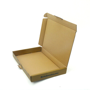 Boîte en carton ondulé durable avec logo personnalisé imprimé, poignée en plastique, pliable, à double rabat, 6x4x1, pour emballage cadeau de carnet - Product Image 2