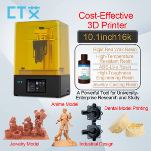 Professional 3d Printer 10 Inch Control Touch Screen Prototype 3d Printing 18 Micron High-Precision Lcd Jewelry 3d Resin Printer