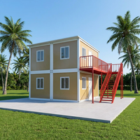 Derun Maison conteneur modulaire détachable et respirante de 20 pieds pour entrepôts, résidences et bureaux