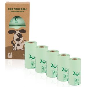 Factory Wholesale Custom Printed Dog Poop Waste Bags Biodegradable Eco-friendly <b>Compostable</b> Dog Trash Bags - Product Image 1