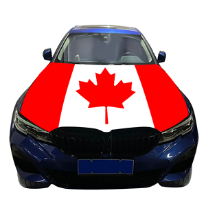 Factory Direct High Quality Car Hood Cover <b>Flag</b> Canada <b>Flag</b> 120*150cm for Engine Decor - Product Image 1