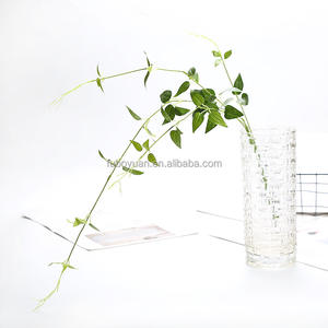 Decoración de boda, Planta artificial, flor falsa, planta verde, Helecho, hojas para colgar en la pared, ratán, clematis artificial largo - Product Image 2