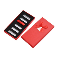 Boîtes en carton personnalisées pour maquillage, emballage en papier pour cosmétiques, brillant à lèvres, vernis à lèvres, avec votre propre Design, 50 pièces