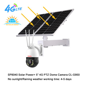 <span class=keywords><strong>Kit</strong></span> de caméra de <span class=keywords><strong>surveillance</strong></span> solaire <span class=keywords><strong>sans</strong></span> <span class=keywords><strong>fil</strong></span> extérieure 4G PTZ avec zoom 36X, système d'alimentation solaire 12V DC 80W 40AH 444WH, enregistrement 24h/24 et 7j/7 - Product Image 3