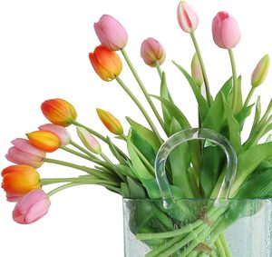 Hot Selling PU Tulip <b>Artificial</b> <b>Flowers</b> for Wedding Valentine's Day Home Decoration & Photography Props-Modern Style - Product Image 5