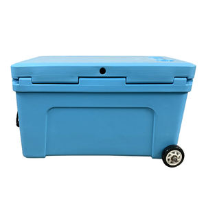 Glacière TOLEE 40L, très vendue, écologique, en plastique isolé, grande glacière rigide pour la pêche et les aliments, avec roues - Product Image 6