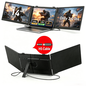 Lightweight Travel Monitor with H5 Cable for Laptop Professional Display Pro <strong>Vision</strong> External Screen Compatible for <strong>Macbook</strong> - Product Image 1