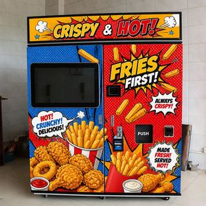 Máquina Expendedora de Papas Fritas de Acero Inoxidable, Equipo Automático para Freír y Vender, Máquina Expendedora Automática de Comida Rápida - Product Image 1