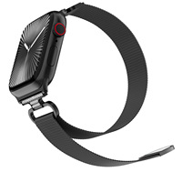 Bracelet de montre en acier inoxydable pour Apple IWatch S10, boucle milanaise, fermeture magnétique en métal, bracelet pour femmes serti de diamants