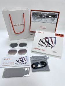 Gafas Inteligentes AIMB-G6 con IA, 8MP, Antivibración, Video 1080P, Micrófono Dual con Cancelación de Ruido, Control Táctil, Altavoces AAC, Carga Rápida de 290mAh, 4GB/32GB - Product Image 2