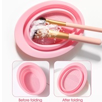 Ensemble de 65 pinceaux de maquillage de qualité supérieure, outils cosmétiques multifonctionnels avec éponge, bol de lavage, logo personnalisé, vente en gros, approvisionnement en vrac