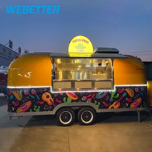 WEBETTER CE Certified Mobile Coffee Food Trailer Vending Hamburgers Carts Food Cart for Sale Australia