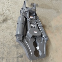 Cisaille et broyeur hydrauliques rotatifs à 360° LS Cat308 pour excavatrice avec moteur et propulseur pour chantiers de construction