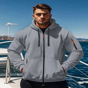 Venta al por mayor de alta calidad Otoño Invierno moda cálido <span class=keywords><strong>Olid</strong></span>-color Europeo Americano de manga larga estilo sudadera para hombres deportivos - Product Image 6