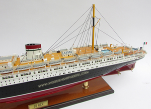 SS REXX bateaux de croisière en bois de style européen modèle nouveauté artisanat paquebot cadeau GIA CO. LTD NHEIN CS0096P - Product Image 6