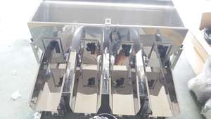 3-1000กรัมอาหารเกรด<span class=keywords><strong>4</strong></span>หัว Liner Weigher อัตโนมัติผลไม้แห้ง Splice เครื่องบรรจุภัณฑ์ที่มี20ปีผลิต - Product Image 4