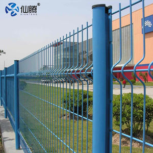 Obral besar Modern luar ruangan 3D Panel pagar lengkung kawat las pagar bubuk dilapisi kawat Mesh pelat baja - Product Image 2