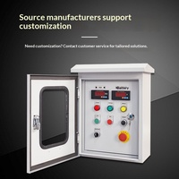 Gabinete de Control de Acero al Carbono de Alta Calidad, Personalizado, Montado en el Suelo, para Sala de Bombas