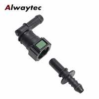 Raccords de tuyauterie automobiles de précision à connexion rapide avec clips de verrouillage, coupleur droit en ligne, adaptateur coudé pour conduites de fluides