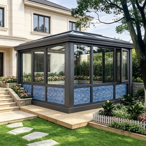 Moderner Verbundglas-Wintergarten für den Außenbereich - Flexibler Raumschmiede mit hoher Lichtdurchlässigkeit für individuelle Lifestyle-Anforderungen - Product Image 5