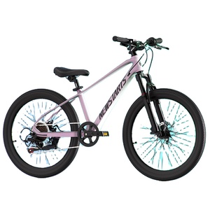 Vélo de montagne pour garçons Flying 580 Little Explorer, cadre en alliage de magnésium de 20 <span class=keywords><strong>pouces</strong></span>, 7 vitesses, suspension avant, frein à disque, jante en aluminium - Product Image 1