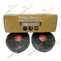 HongQiang BBQ BRICK Lumière instantanée faite à la machine Barbecue rapide et facile Nid d'abeille Coquille de noix de coco BBQ Charbon de bois
