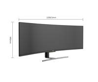 De alta calidad de super ancho 49 pulgadas 4K 144Hz curva led gaming monitor vesa agujeros