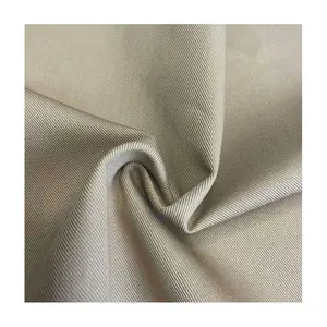 Source Factory absorbente transpirable ropa de trabajo tela elástica 100 algodón tela elástica sarga Spandex tela para ropa de trabajo