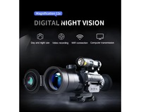 Télescope thermique optique infrarouge de vision nocturne tactique pour patrouille, recherche et sauvetage, avec mise au point, en métal