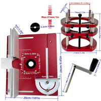 Sistema de elevación para router, kit de placa de inserción de aluminio para mesa de router, placa de trabajo para carpintería, herramientas auxiliares para carpintero