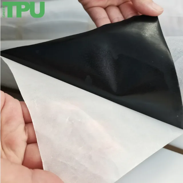 높은 품질 빨 블랙 TPU 핫멜트 접착 필름 공급 업체