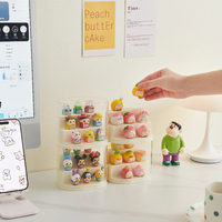 Haute qualité Mini jouet Figure vitrines crème Styles jouet boîte de rangement pour figurine d'action affichage en Stock