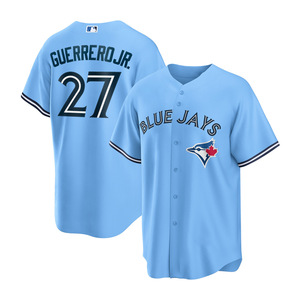 Maillots de baseball en gros des Blue <span class=keywords><strong>Jays</strong></span> 11 <span class=keywords><strong>Bichette</strong></span> 27 Guerrero Jr en stock – Maillots brodés et gaufrés, hauts de sport - Product Image 5