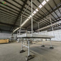 Baki Ebb and Flow 4x8 dan 3x3 untuk Rumah Kaca Hidroponik Sayuran, Tanaman, dan Pembibitan Bunga