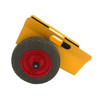 Chariot de déplacement de panneau robuste de 200kg avec côtés réglables, pneus pneumatiques, rouleau de panneau de cloison sèche