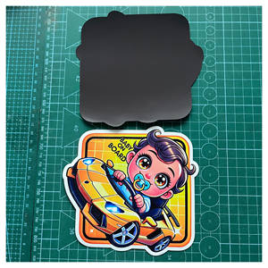 Pegatinas Magnéticas Adhesivas de PVC Reutilizables, Flexibles, Gruesas y Resistentes, Impresión Digital, Lámina de Pegatinas Magnéticas de Goma - Product Image 2