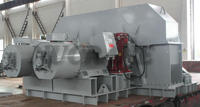 Treuil électrique à friction pour levage de minerais et d'équipements