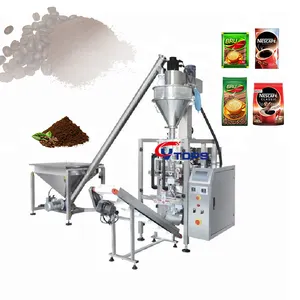 Coffee Powder Filler Bagging Packing Machine High Accuracy Salt Pack Filling Sealing Sealer Machine Powder Bag Former For Sale