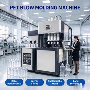 Máquina de Moldeo por Inyección, Extrusión y Soplado de PET Ecológica con PLC Automático, Modelo de 20L, 1 Cavidad, Bomba de Rodamientos de 55 mm, Motor - Product Image 5