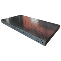 Table de soudage 3D usinée CNC, grille de trous de 28 mm, en fonte nitridée, système de fixation modulaire, robuste, capacité de 5 tonnes