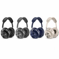 Headphone Nirkabel Custom Over Ear dengan Mikrofon Peredam Kebisingan Stereo Lipat dalam 4 Warna