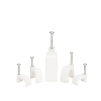 RUNBO Clip de câble en plastique de haute qualité Type de clou rond avec clips de câble de 6mm