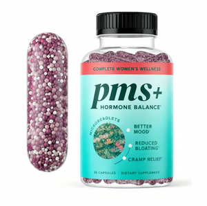PMS suplemen dukungan hormon untuk wanita dengan PMS bantuan keseimbangan & periode pereda mikrobeadlet kapsul kateberi - Product Image 1