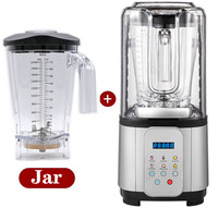 Blender commercial haute puissance, robuste, 26000 tr/min, 1500 W, 2 L, 5+ vitesses, fabricant de smoothies, appareil de cuisine multifonctionnel