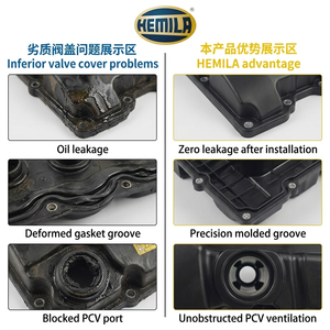 HEMILA Araç Parçaları 11127565284 BMW N54 Motor 3/7/Z4/X6 Serisi F01/F02/E90/E92/E89/E71 için Plastik Valf Kapağı - Product Image 3