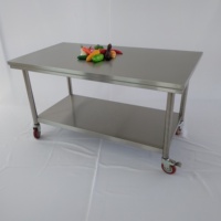 Table de travail en acier inoxydable de service de restauration de cuisine commerciale d'usine de la Chine pour des restaurants et des équipements de restaurants