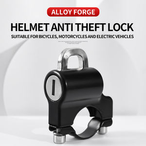 Verrou de vélo en alliage d'aluminium durable avec anneau de verrouillage en métal, <span class=keywords><strong>ultra</strong></span> léger, mini verrou de casque de vélo - Product Image 1