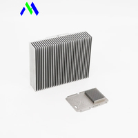 Pièces en alliage d'aluminium pour dissipateur thermique usinées CNC sur mesure en usine, dissipateur thermique électronique de haute précision, pièces de rechange mécaniques